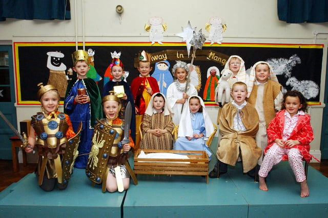 A star line-up, but who do you recognise in the 2004 Nativity?