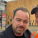 Northumbrian Water employee meeting British actor, Danny Dyer.