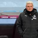 Newcastle United head coach Steve Bruce.  (Photo by CLIVE MASON/POOL/AFP via Getty Images)