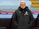 Newcastle United head coach Steve Bruce.  (Photo by CLIVE MASON/POOL/AFP via Getty Images)