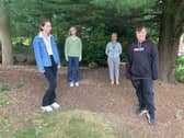 Young Persons’ Group Ellie Milburn, Isabelle Hope, Michelle Milburn and Liam Thompson.