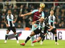 Burnley defender James Tarkowski in action against Newcastle United (Photo by Ian MacNicol/Getty Images)