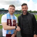 New signing Mackenzie Heaney alongside Kevin Phillips