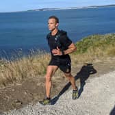 Paul Minter who is planning a 5,800 mile run.