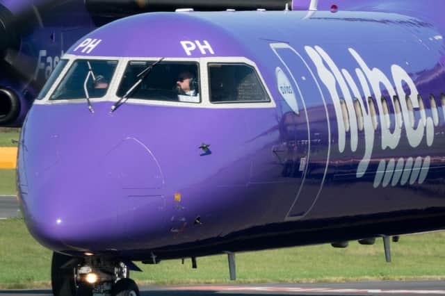 A aircraft operated by the airline Flybe.