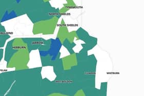 These are the areas of South Tyneside with the lowest Covid-19 cases.