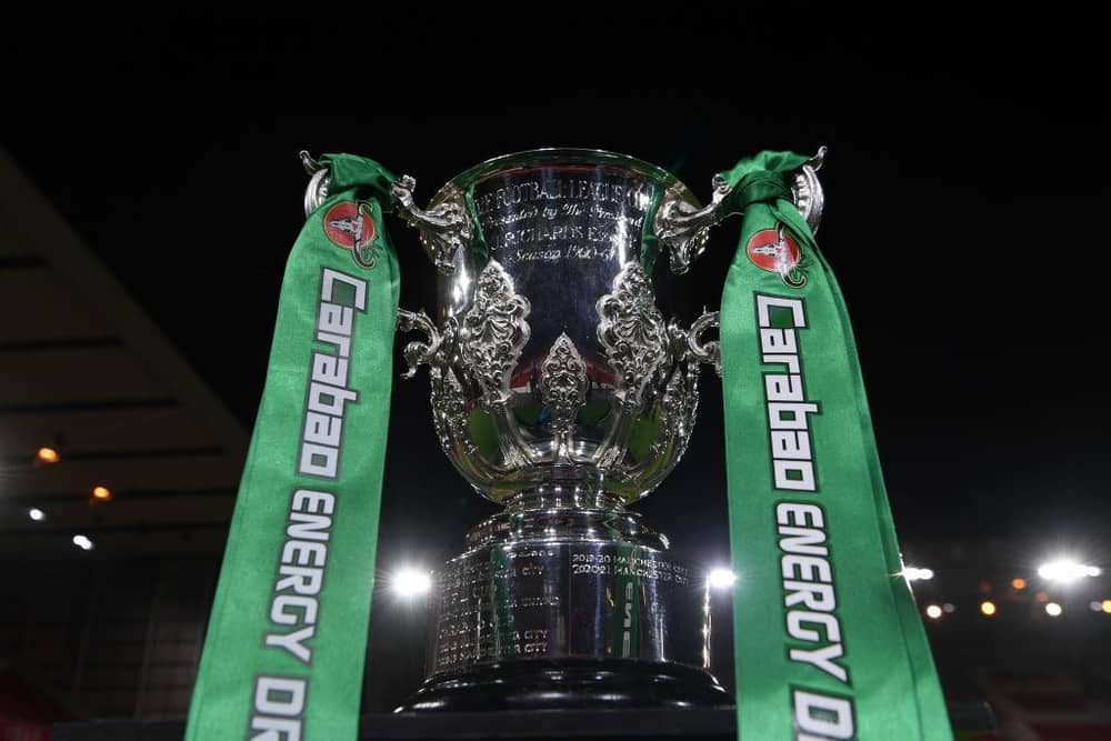 Newcastle United face Manchester United in the Carabao Cup final at Wembley on Sunday (Photo by Laurence Griffiths/Getty Images)