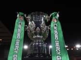 Newcastle United face Manchester United in the Carabao Cup final at Wembley on Sunday (Photo by Laurence Griffiths/Getty Images)