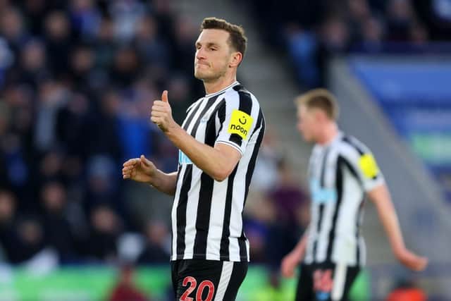 Chris Wood joined Nottingham Forest from Newcastle United - but the Magpies have been left 'dangerously short' up-front (Photo by Marc Atkins/Getty Images)