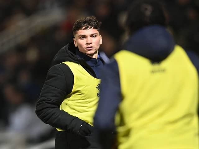 Young midfielder Jamie Miley, who signed from Newcastle last month, has been an unused substitute in the last two matches since scoring a 96th minute equaliser on his debut against Braintree. Picture by Frank Reid.