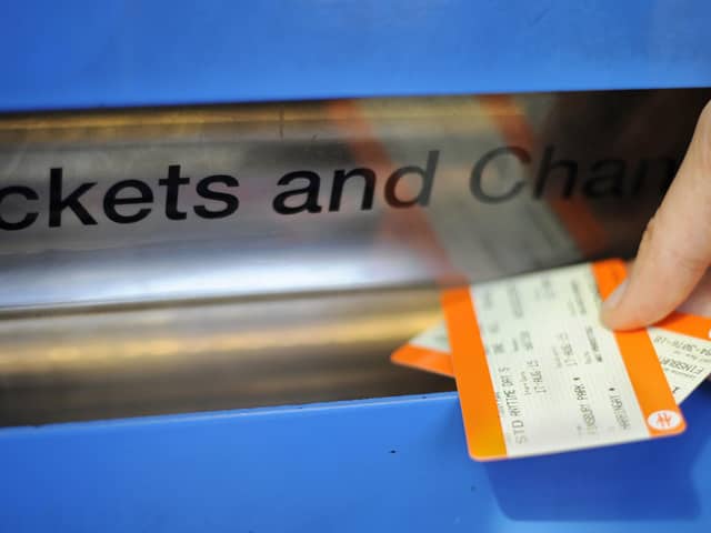 Train tickets are set to be slashed by as much as half as the Government looks to address cost-of-living pressures. Picture: Lauren Hurley/PA Wire.