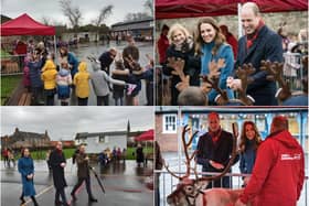 The Duke and Duchess of Cambridge in Berwick.