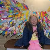 Four year-old McKenzie became an angel at St Peter's in Jarrow.