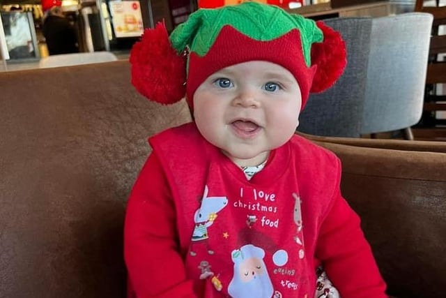 Eden Rose is ready to face all weathers during the Christmas season.
