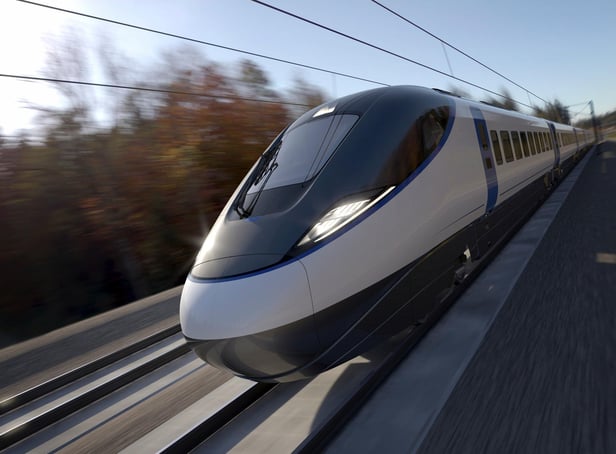 <p>An early representation of what the new HS2 trains could look like.</p>