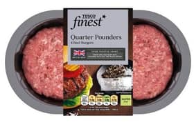 Pick up a pack of Tesco Finest Quarter Pounders, now just £3.50, down from £4.00.