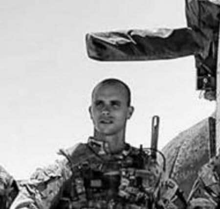 Staff Sgt Paul Minter on duty.