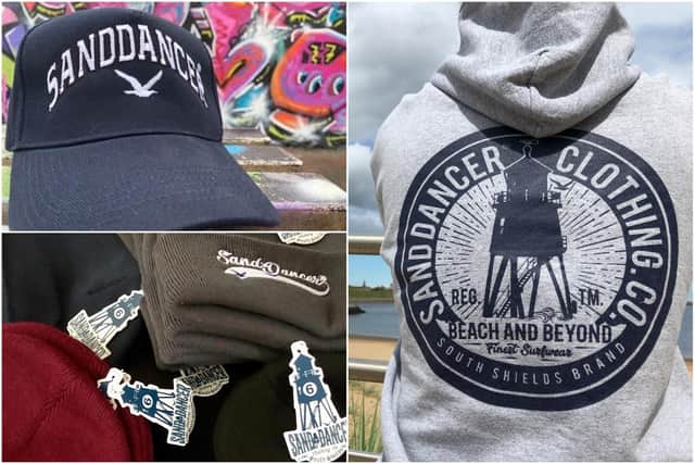 SandDancer Clothing Co. sells a range of South Shields inspired clothing and accessories including caps, hoodys, T-Shirts and bags.