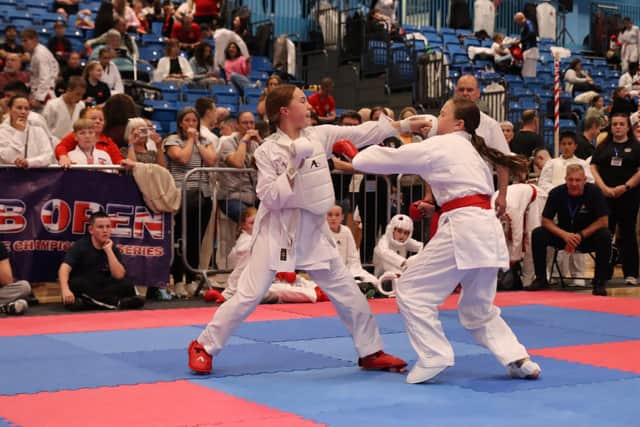 Gracie Kibble in action in Birmingham.