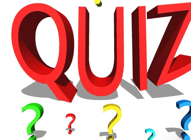 Share and compare this week's 11 quiz questions.