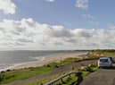 The incident happened at Druridge Bay as a family spent a day out at the beach. Image copyright Google Maps.