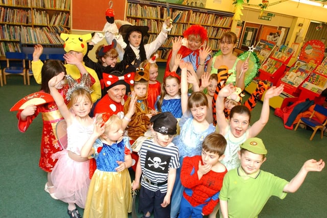 Back to 2004 when fancy dress was the order of the day at the Hebburn Library Christmas party.