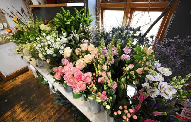 There is always a vast range of flowers to choose from.