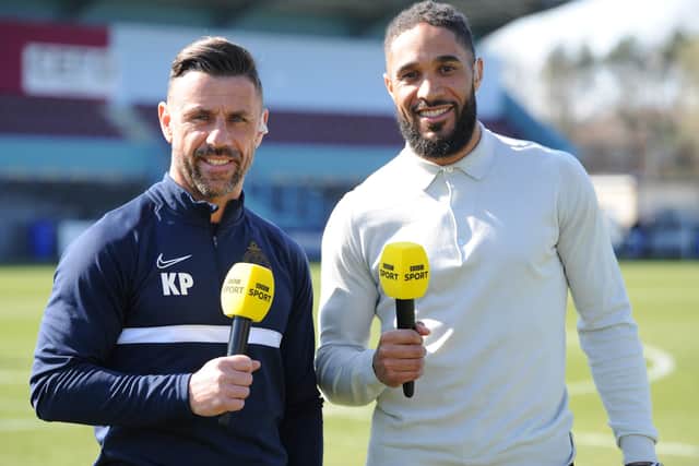 Kevin Phillips (left) catches up with Ashley Williams