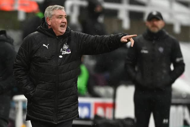 Newcastle United manager Steve Bruce. (Photo by Stu Forster/Getty Images)