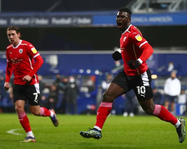 Barnsley star Daryl Dike has been linked with a number of Premier League clubs, including Newcastle United. (Photo by Clive Rose/Getty Images)