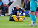 Nathan Broadhead suffered an injury on Saturday