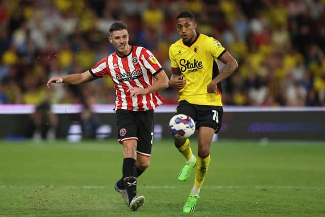 Ciaran Clark in action for Sheffield United (Photo by Marc Atkins/Getty Images)