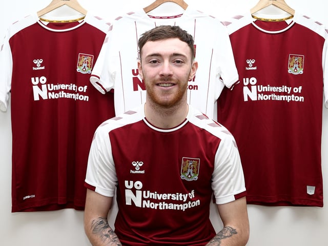 The Leeds teenager has joined the Cobblers on loan until the end of the season. The 19-year-old striker made his Leeds debut at the age of 16 and spent the first half of this season on loan at Aberdeen. Picture: Pete Norton/Getty Images