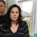 The Feud introduces Emma and John Barnett, played by Jill Halfpenny and Rupert Penry-Jones (Picture: Channel 5)