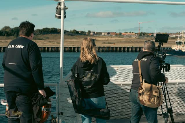 The NES team on board the Shields Ferry.