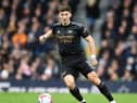 LONDON, ENGLAND - MARCH 12: Kieran Tierney of Arsenal during the Premier League match between Fulham FC and Arsenal FC at Craven Cottage on March 12, 2023 in London, England. (Photo by David Price/Arsenal FC via Getty Images)