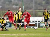 Hebburn Town pictured during the side's match against Longridge Town FC in the FA Vase fifth round match at the Mike Riding Ground in February last year.