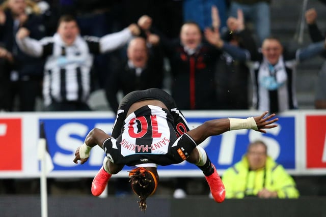 Newcastle United winger Allan Saint-Maximin. (Photo by Alex Livesey/Getty Images)