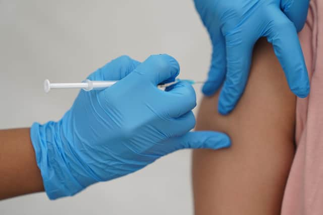 Coronavirus booster vaccine jabs for millions of people in England will begin to be offered this week, the NHS has announced. Picture: PA.