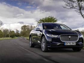 The Jaguar I-Pace Electric vehicle looks as good in the flesh as it did in an art exhibit. 