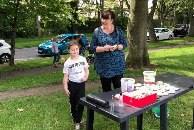 The Friends of Readhead Park group organised an event to rebuild the snake.