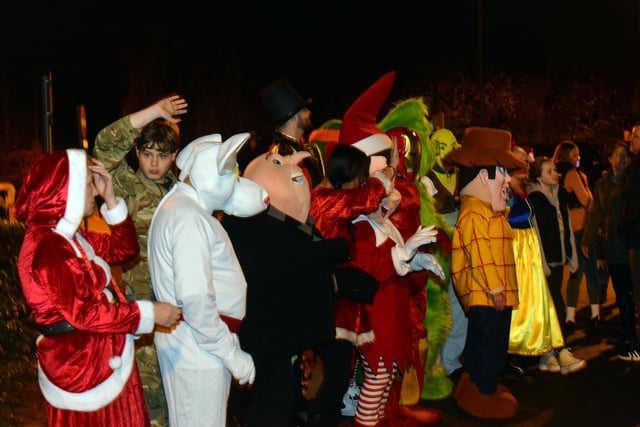 Can you spot one of your favourite characters putting in an appearance at the Christmas lights switch-on?