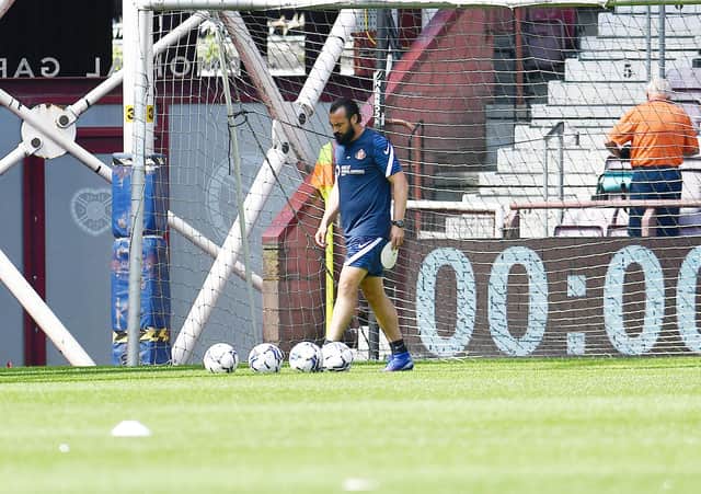 David Preece at Tynecastle
