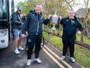 Hebburn Town boss Kevin Bolam (left) alongside assistant Mick Mulhern (right). (Photo credit: Hebburn Town)