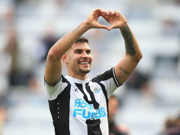 Newcastle United midfielder Bruno Guimaraes (Photo by LINDSEY PARNABY/AFP via Getty Images)