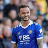 Leicester City midfielder James Maddison.