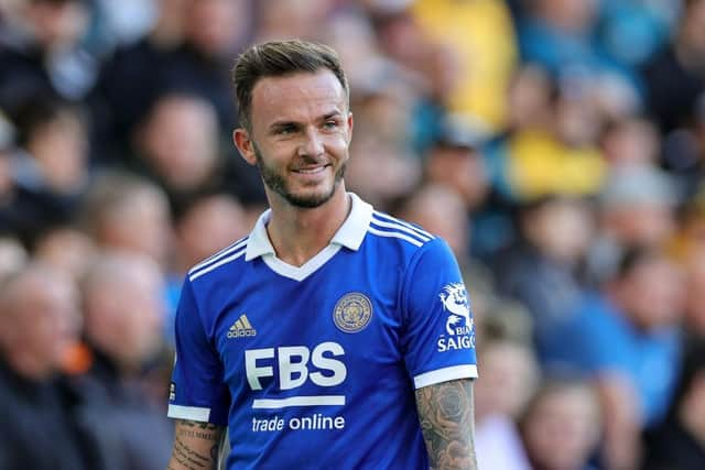 Leicester City midfielder James Maddison.