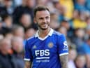 Leicester City midfielder James Maddison.
