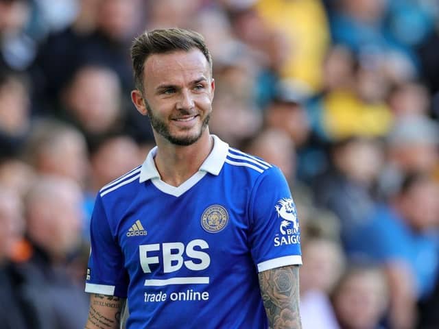 Leicester City midfielder James Maddison.