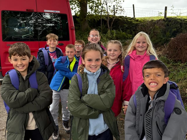 St Columba's Catholic Primary pupils visit High Borrans